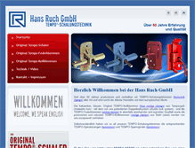 Tablet Screenshot of hans-ruch.de